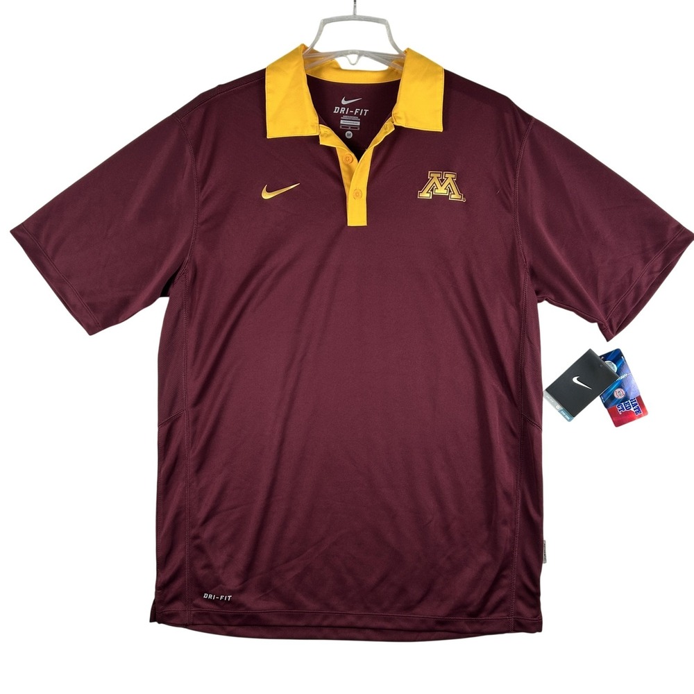 Minnesota Golden Gophers Shirt Mens Medium Maroon NCAA Football Nike Dri Fit‎